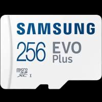 Samsung Карта памяти Samsung Evo Plus MB-MC256KA MicroSD XC 256 ГБ class 10 (с адаптером)