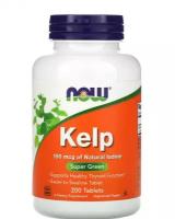 Now Foods Kelp (Келп (натуральный йод)) 150 мкг 200 таблеток