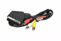 Шнур 3RCA-SCART 1.2м