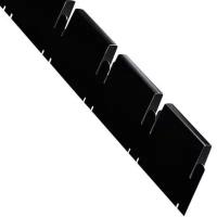 Грильято 50х50мм направляющая рейка (2,4м) черный / грильято U-профиль 50х50мм несущий направляющий (2,4м) черный