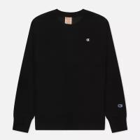 Женская толстовка Champion Reverse Weave C Logo Crew Neck Regular Fit чёрный, Размер M