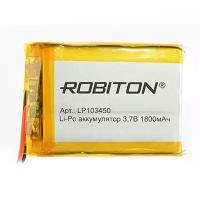 Аккумулятор литий-полимерный Li-Pol Robiton 103450 3,7В 1800мАч Robiton 895-02