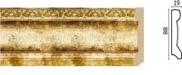 Цветной напольный плинтус 166-126 Decor Dizayn - Декоративная лепнина