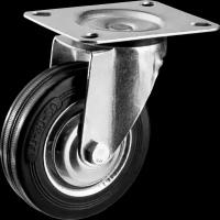 Колеса поворотные из литой резины с металлическим диском, серия «профессионал» Зубр 30936-100-S