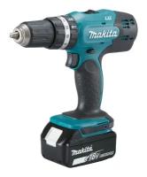 Аккумуляторная ударная дрель-шуруповерт Makita DHP453RFE