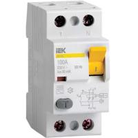 Дифференциальный выключатель двухполюсный IEK УЗО ВД1-63S 50А, 300мА, тип AC селективное, MDV12-2-050-300