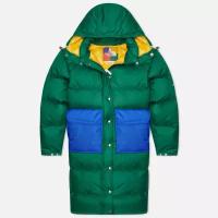 Женский пуховик The North Face Colorblock Sierra Duster зелёный, Размер XS