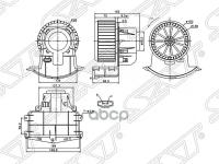 Мотор Отопителя Салона Volkswagen Transporter T5 03-/Multivan 03- Sat арт. ST-7E1819021A