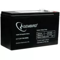 Аккумуляторная батарея 12 В для ИБП-UPS 7.0 А/ч Gembird BAT-12V7.0AH клеммы F2
