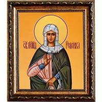Ревекка праведная, жена ветхозаветного патриарха Исаака. Икона на холсте. (15 х 18 см / В раме под стеклом)