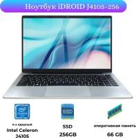 14 Ноутбук Intel Celeron J4105 (1.5 GHz, 4 ядра), RAM 6 GB, SSD 256 GB, Intel UHD Graphics 600, Windows 10 pro