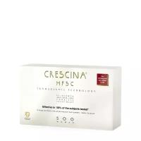 Crescina Комплекс против выпадения и для роста волос у женщин Transdermic HFSC 100% Complete Treatment (Re-Growth + Anti-Hair Loss) 500 20 х 3,5 мл