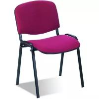 Стул офисный Easy Chair Echair Rio (изо) С-29/ТК-11 черный каркас, ткань бордовая