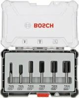 Набор пазовых фрез Bosch, 2607017466, 8 мм, 6 шт