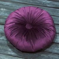 Декоративная диванная подушка «Марабу», Фиолетовая брусника