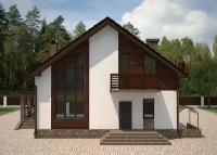 Проект жилого дома STROY-RZN 15-0006 (182,1 м2, 11,5*9,6 м, керамзитобетонный блок 390 мм, декоративная штукатурка)