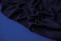 Ткань трикотаж двухсторонний темно-синий и васильковый