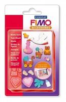 Силиконовые формочки для литья FIMO «Младенец», 12 форм, 3x3 см