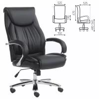 Кресло руководителя Brabix Premium Advance EX-575 экокожа, черное 531825