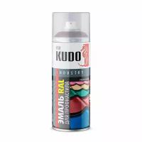 Аэрозольная краска для металлочерепицы Kudo KU-08019R, 520 мл, RAL 8019, серо-коричневая