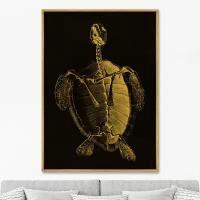 Репродукция картины на холсте Turtle Skeleton, 1733г. Размер картины: 75х105см