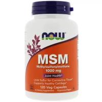 Пищевая добавка Пищевая добавка Метил-сульфонил-метан в капсулах, 1000 мг Now Foods MSM Methylsulfonylmethane 240 шт