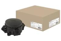 Коробка электромонтажная КЭМ 1-10-3Б ОП D78 мм IP44, 3-х рожк. (карболит) TDM (Упаковка 8шт) SQ1401-1002