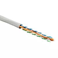 Отрезок кабеля витая пара Hyperline (арт. 4057) UUTP4-C5E-S24-IN-PVC-GY 3.8m
