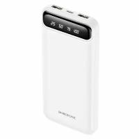 Внешний аккумулятор (Power Bank) Borofone BJ14 Freeway для 10000mAh (2USB порта) (белый)