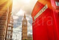 Фотообои Телефонная будка величественного Лондона 275x412 (ВхШ), бесшовные, флизелиновые, MasterFresok арт 9-547