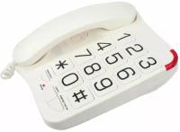 Телефон Texet TX-201 белый (кнопки)