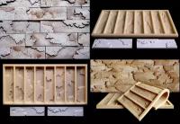 Кирпич 3D мозаик - формы для производства декоративной плитки для отделки стен. Мозаика, кирпич, камень и 3D - в одном дизайне