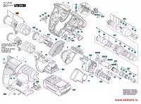 Мотор постоянного тока Bosch Мотор постоянного тока для 11536 C и GBH 36 V-LI (1617000664 , 1.617.000.664)