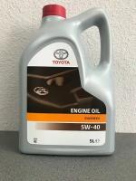 Синтетическое моторное масло Toyota Engine OIL 5W-40, 5 л