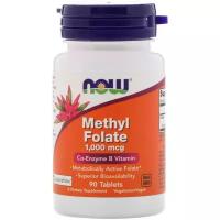 Now Foods Methyl Folate 1 000 mcg 90 Tablets Now-00491