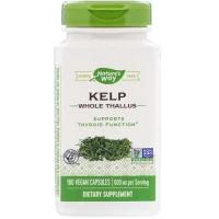 Nature's Way Kelp 600 mg - Йод 180 вегетарианских капсул