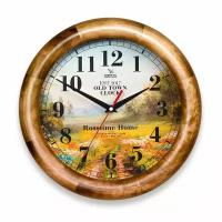 Часы настенные деревянные Д1О/7-388 Русское поле