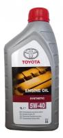 Моторное масло Toyota Engine Oil 5W-40 синтетическое 1 л (арт. 08880-80836)