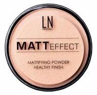 LN Professional - Пудра для лица матирующая Matt Effect, тон 101 светло-бежевый