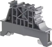 BAM4 Торцевой фиксатор для рейки DIN3, универсальный (серый) TYCO, 1SNK900001R0000