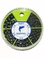 Грузила SALMO дробь SOFT мягк. 5 секц. 0.3-1,2г 60г набор 1