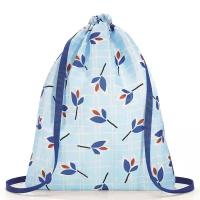 Рюкзак складной Mini maxi sacpack leaves blue AU4064