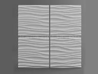 3D декоративные стеновые гипсовые панели - легкая волна