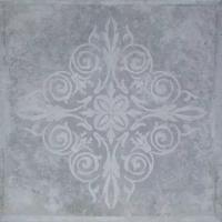 Декор напольный Евро-Керамика Леонардо Серый камень вставка 1LN0108 330x330 мм (Керамическая плитка для пола)