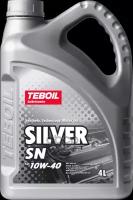 Teboil Масло Моторное 10W40 Teboil 4Л Полусинтетика Silver Sn