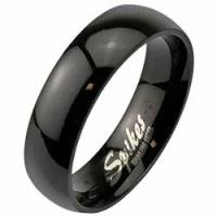 Стальное кольцо Spikes R003-6, размер 18 мм