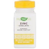 Nature's Way Zinc Chelate 30 mg - Хелат цинка 100 капсул