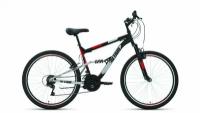 Велосипед 26 FORWARD ALTAIR FS 1.0 (Двухподвес) (18-ск.) 2022 (рама 18) черный/красный