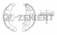 Колодки тормозные Citroen C3 II 09-, DS3 09-; Peugeot 207 06- задние барабанные (GS8731) Zekkert