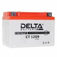 Аккумулятор для мото Delta CT 1209 AGM, 9Ач, CCA 135A, необслуживаемый